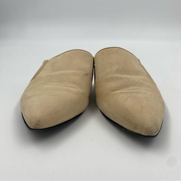 Jenni Kayne Oiled Leather Suede Natural Mules Women’s Slip On‎ 38 well loved - Picture 6 of 6